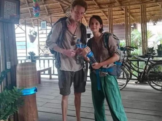 Champa Guesthouse Muang Không Eksteriør bilde