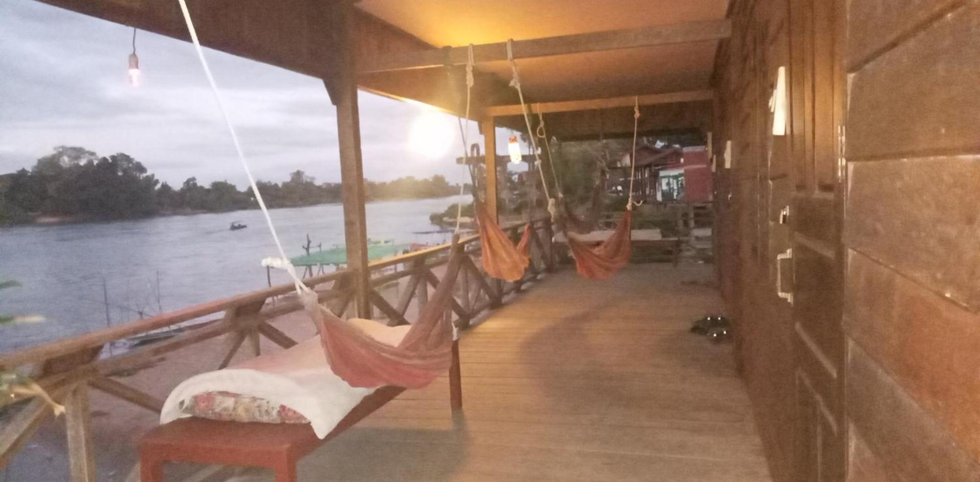 Champa Guesthouse Muang Không Eksteriør bilde