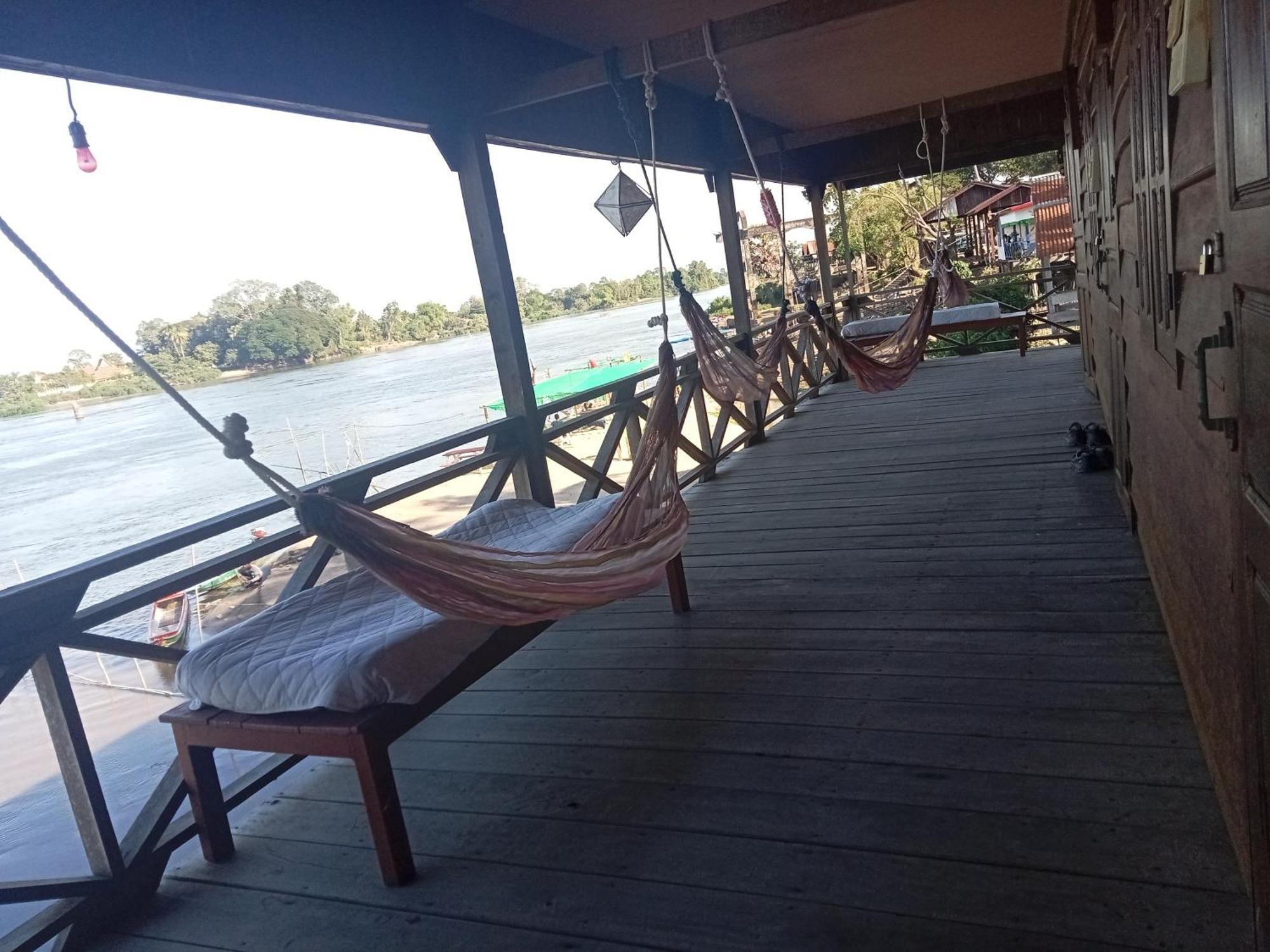 Champa Guesthouse Muang Không Eksteriør bilde