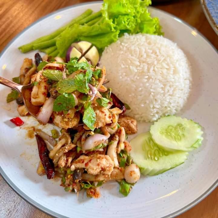 Champa Guesthouse Muang Không Eksteriør bilde
