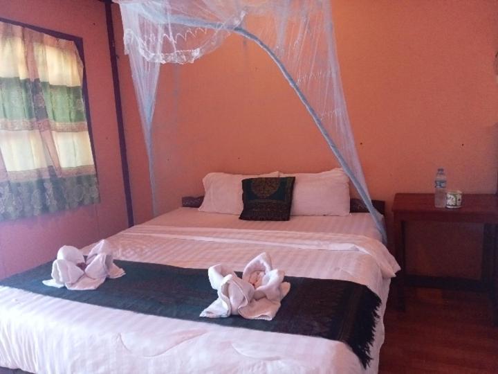 Champa Guesthouse Muang Không Eksteriør bilde