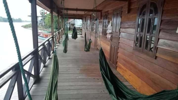 Champa Guesthouse Muang Không Eksteriør bilde