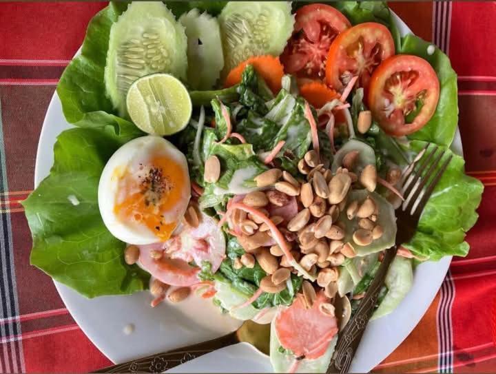 Champa Guesthouse Muang Không Eksteriør bilde